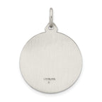 Sterling Silver 925 Antiqued Ecce Homo Medal Pendant Vintage Charm