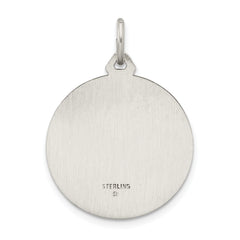 Sterling Silver Antiqued Ecce Homo Medal