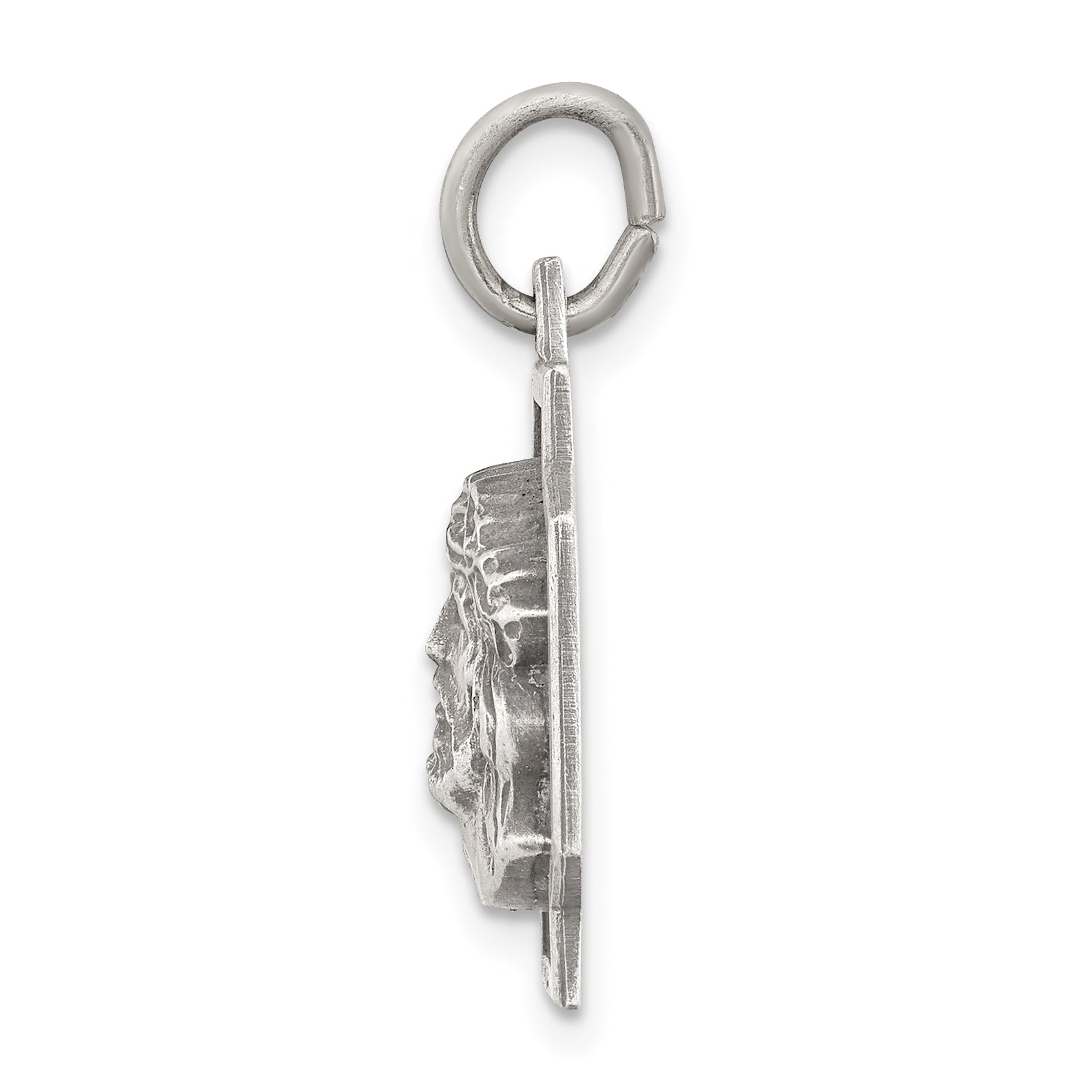 Sophia Jewelers 925 Sterling Silver Antiqued Ecce Homo Charm Vintage Inspired