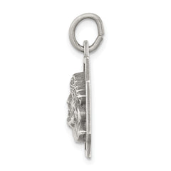 Sophia Jewelers 925 Sterling Silver Antiqued Ecce Homo Charm Vintage Inspired