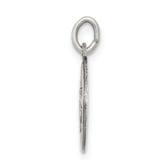 Sterling Silver 925 Antiqued Miraculous Medal Pendant Vintage Charm