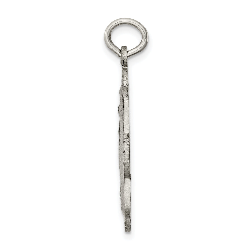 Sophia Jewelers Sterling Silver 925 Vintage Miraculous Medal Pendant