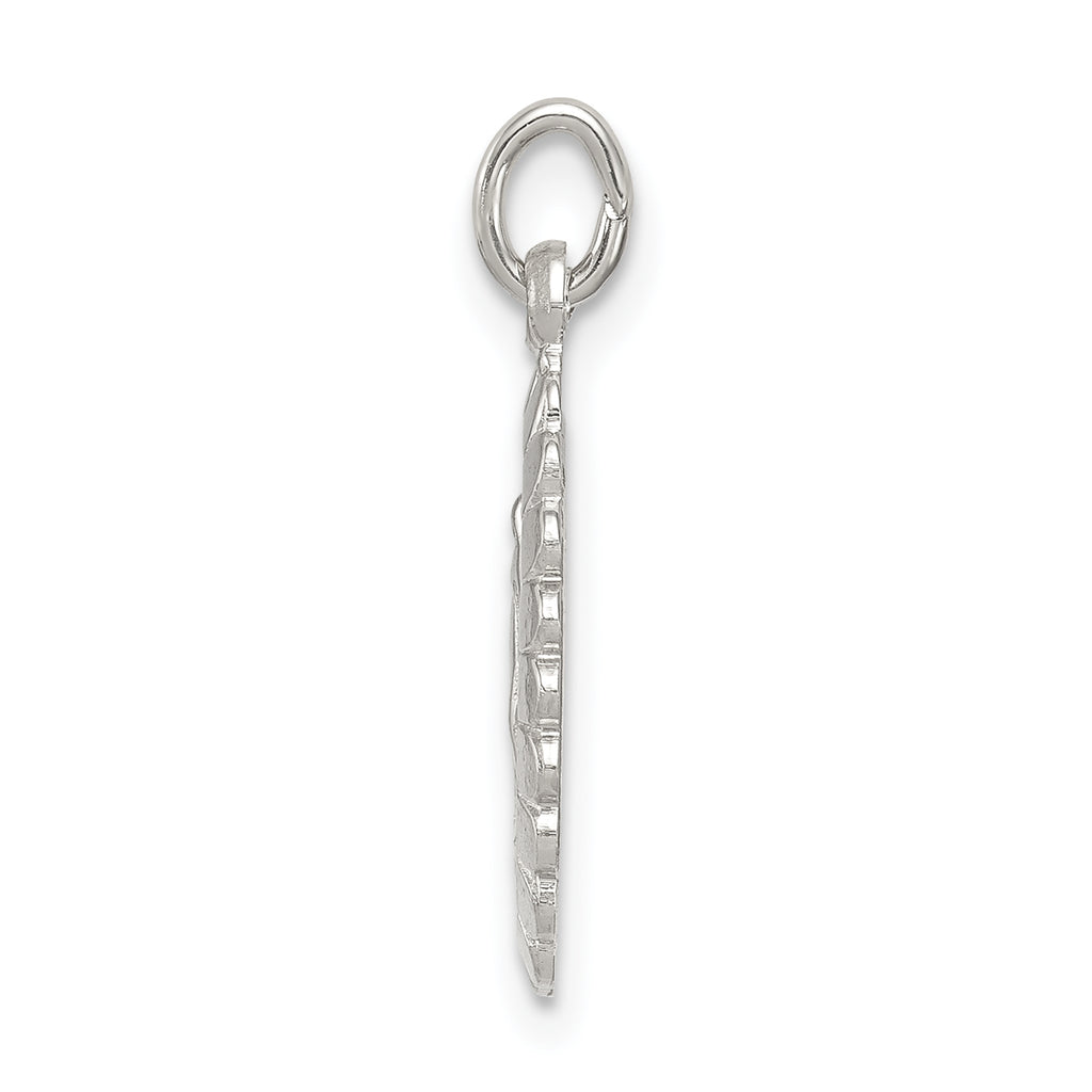 Sophia Jewelers Sterling Silver 925 Polished Miraculous Medal Pendant