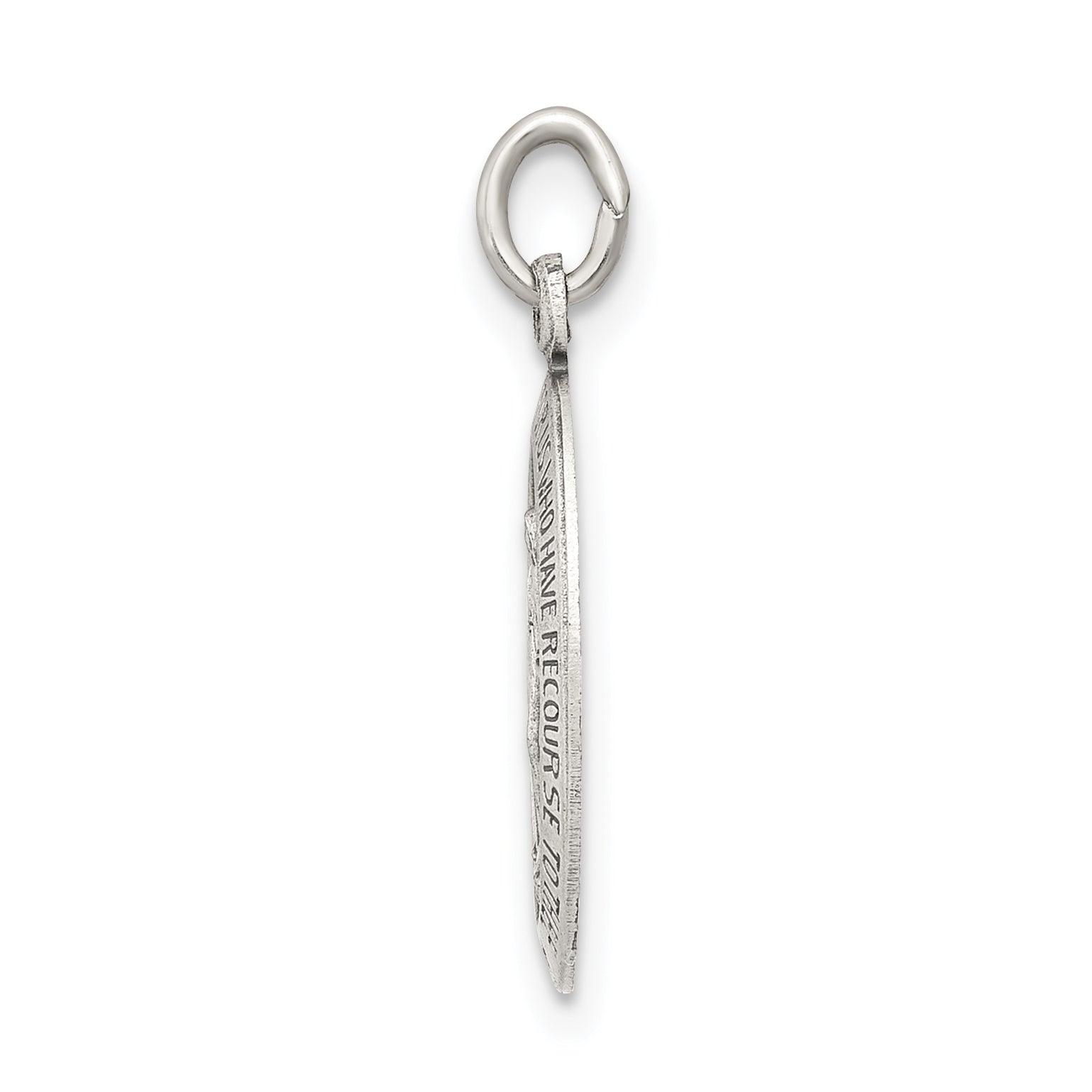 Sophia Jewelers Sterling Silver 925 Antique Miraculous Medal Pendant