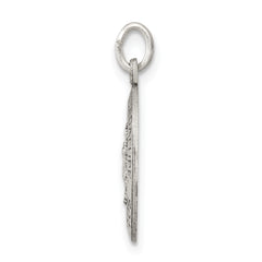 Antiqued 925 Sterling Silver Our Lady of Guadalupe Medal Pendant