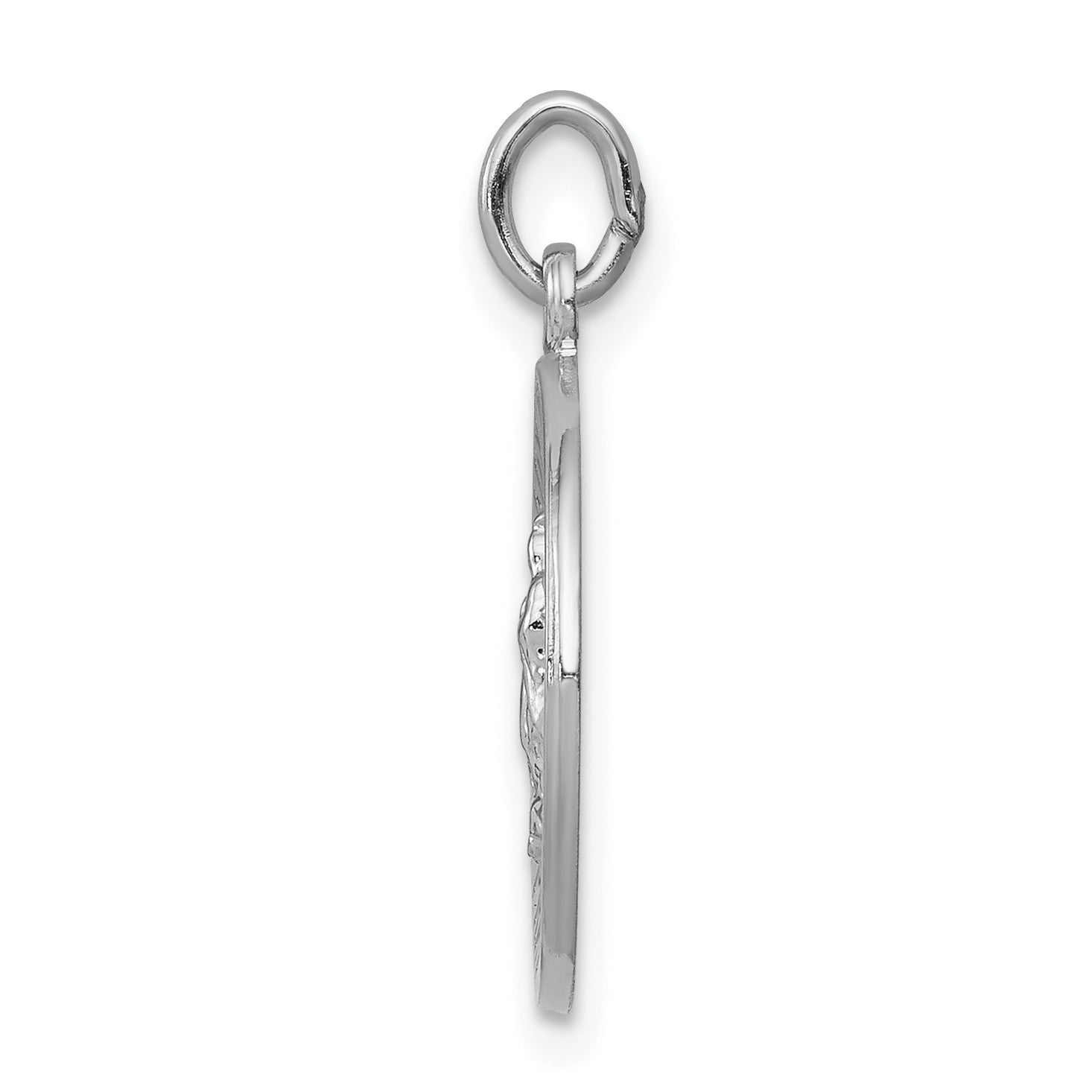 Sophia Jewelers Sterling Silver Our Lady of Guadalupe Polished Pendant