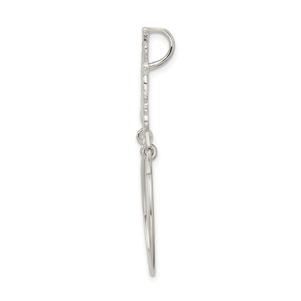Sophia Jewelers Sterling Silver 925 Grandmother Charm Holder Polished Finish