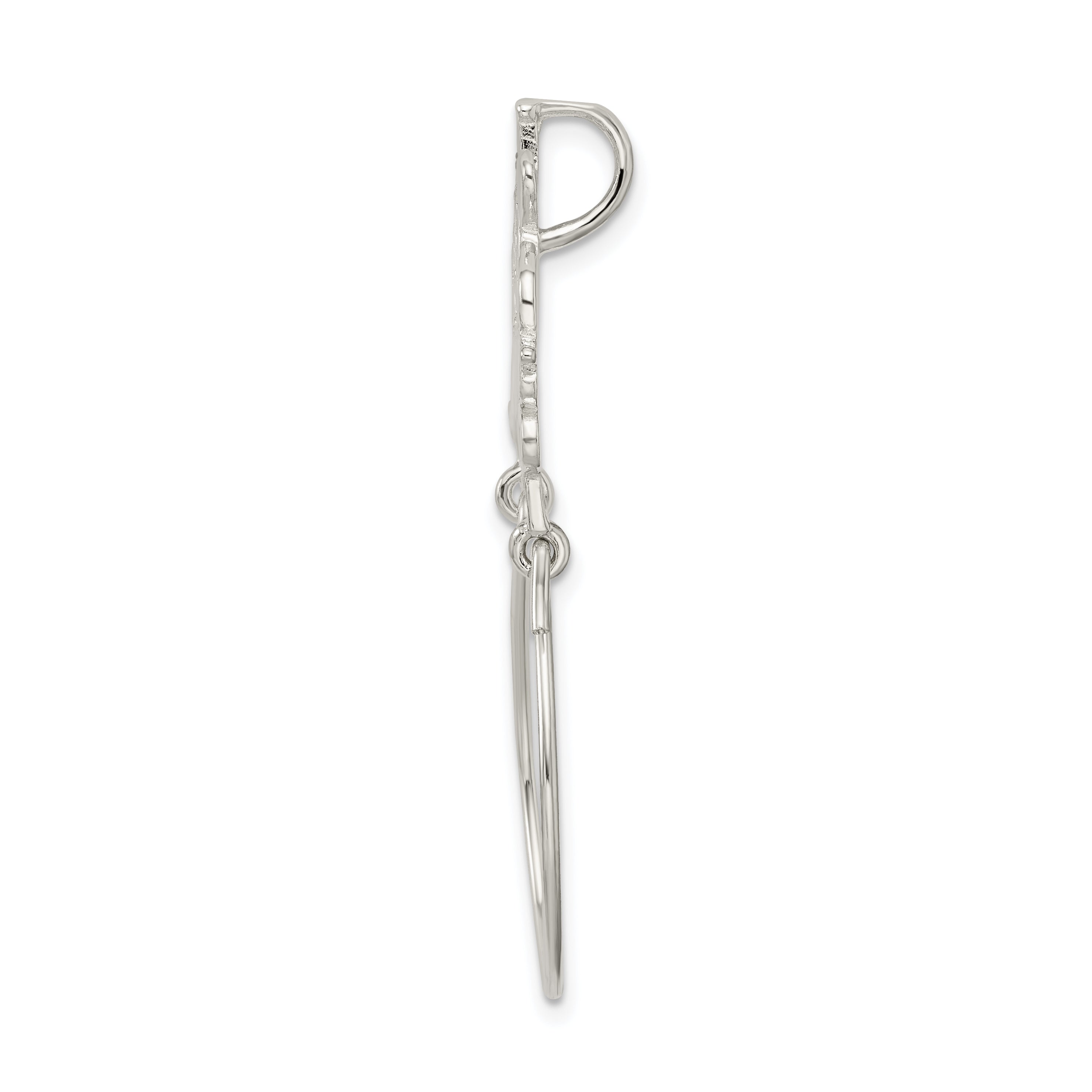 Sophia Jewelers Sterling Silver 925 Grandmother Charm Holder Polished Finish