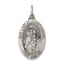 Sterling Silver Antiqued Our Lady of Mount Carmel Medal