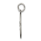 Sterling Silver 925 Our Lady Medal with Antiqued Finish Vintage Charm