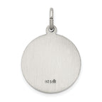 Sterling Silver 925 Our Lady of Mount Carmel Antique Pendant