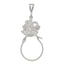 Sterling Silver #1 Mom Charm Holder