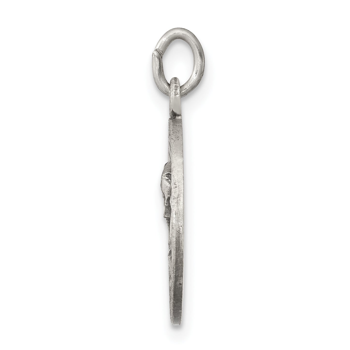 Antiqued Sterling Silver Our Lady of Sorrows Pendant Elegantly Crafted