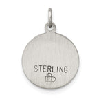 Antiqued Sterling Silver Our Lady of Sorrows Pendant Elegantly Crafted
