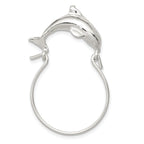 Sterling Silver Dolphin Charm Holder