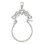 Sterling Silver Heart Charm Holder