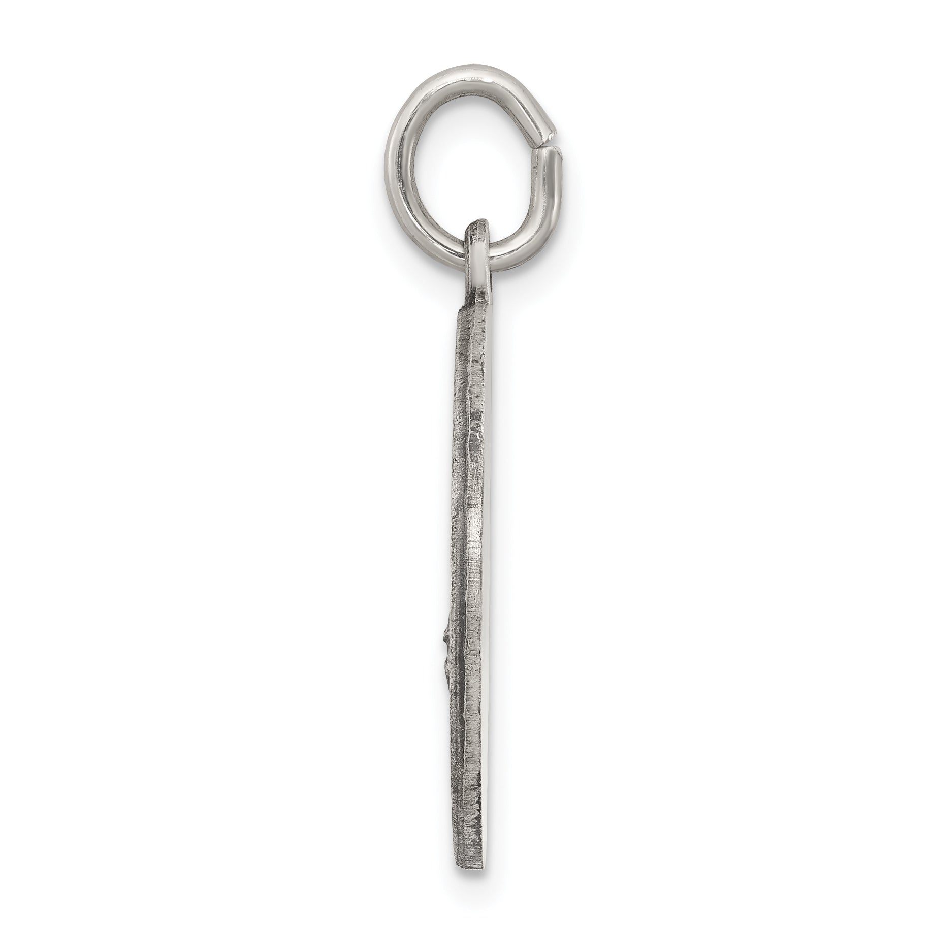 Sterling Silver 925 St. Florian Antiqued Solid Pendant by Sophia Jewelers Secondary image