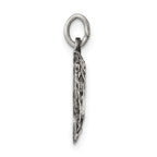 Sterling Silver 925 Antiqued Praying Hands Charm Elegant Vintage Style