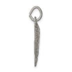 Sterling Silver 925 Praying Hands Pendant with Antiqued Finish