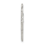 Sterling Silver 4-Way Medal Pendant with Polished Palladium Finish