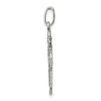 Sterling Silver 925 Reversible Antique 4-Way Medal Pendant