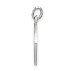 Sterling Silver 925 Holy Communion Medal with Polished Palladium Charm