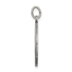 Sterling Silver 925 Holy Communion Pendant with Antiqued Matte Finish
