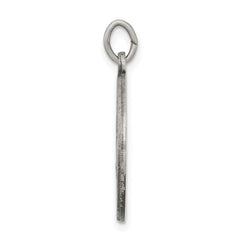 Sterling Silver 925 Holy Communion Pendant with Antiqued Matte Finish