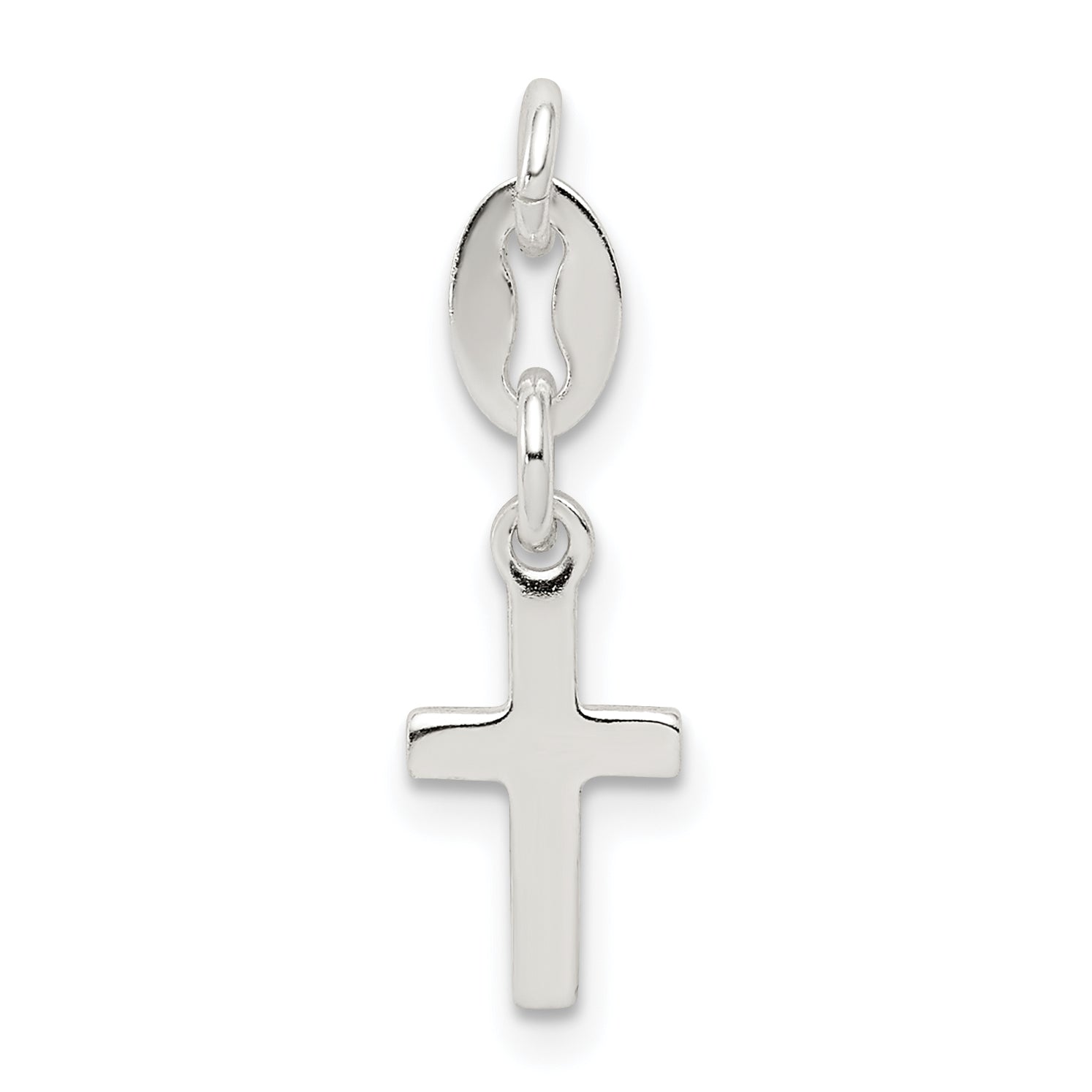 Sterling Silver Cross Charm Main image