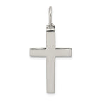 Sterling Silver Polished Cross Pendant