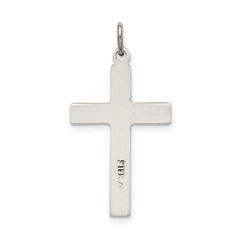 Antiqued Sterling Silver Cross Charm Vintage Inspired Pendant