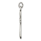 Sterling Silver 925 Cross Pendant with Polished Antique Finish