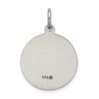 Sterling Silver 925 Antiqued Holy Spirit Pendant Vintage Charm