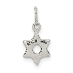 Sophia Jewelers Sterling Silver Star of David Charm Polished Finish