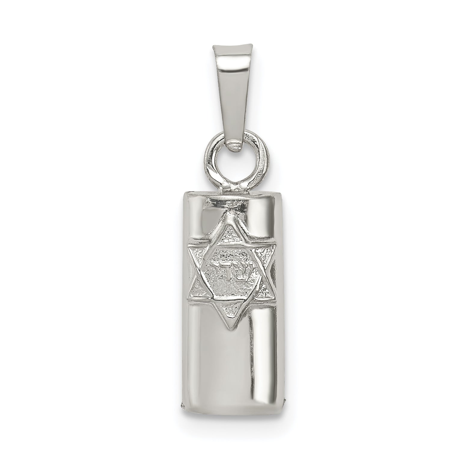Sterling Silver Mezuzah Pendant Main image