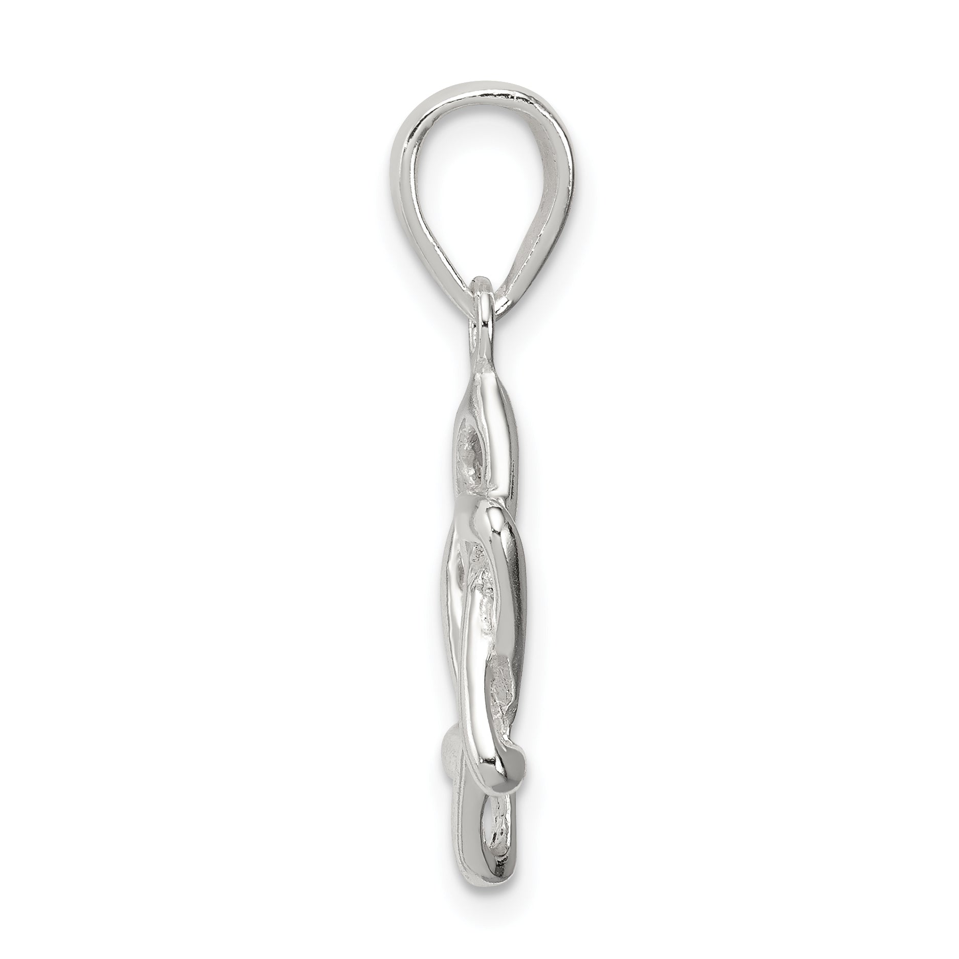 Sterling Silver 925 Star of David Pendant with Polished Anti-Tarnish Finish Secondary image