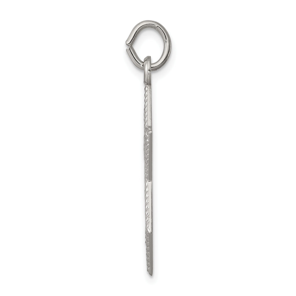 Sophia Jewelers Sterling Silver Star of David Charm Polished Anti-Tarnish