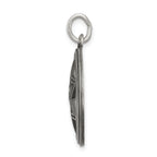 Sterling Silver Antiqued Star of David Charm by Sophia Jewelers