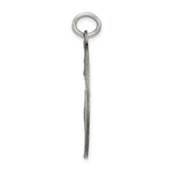 Antiqued 925 Sterling Silver Mizpah Charm Pendant Vintage Inspired