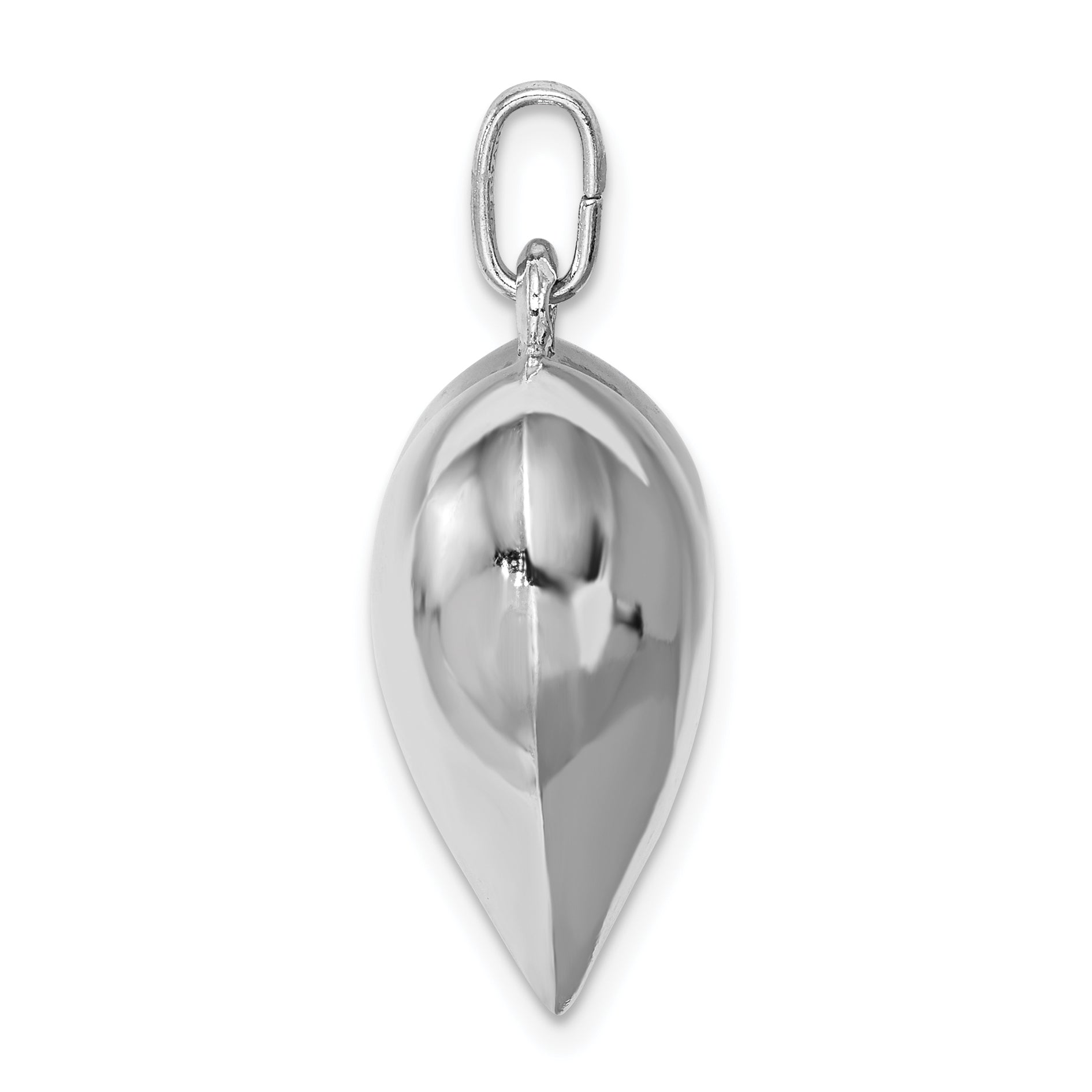 Sophia Jewelers Sterling Silver Polished Hollow Heart Pendant Secondary image