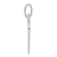 Sterling Silver 925 Engravable Heart Charm with Polished Anti-Tarnish Finish