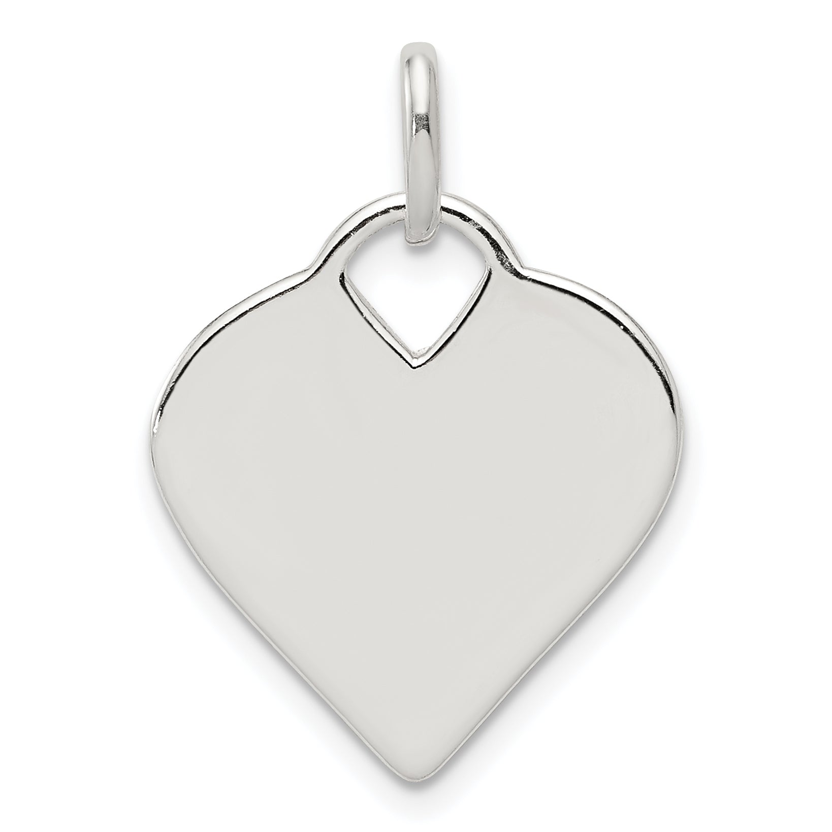 Sterling Silver Polished Heart Charm Main image