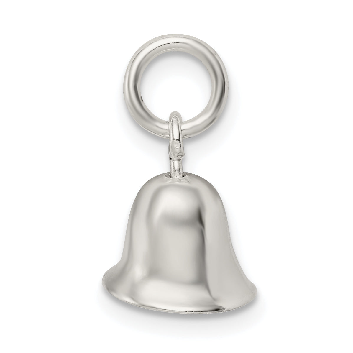 Sterling Silver Moveable Bell Charm Secondary image