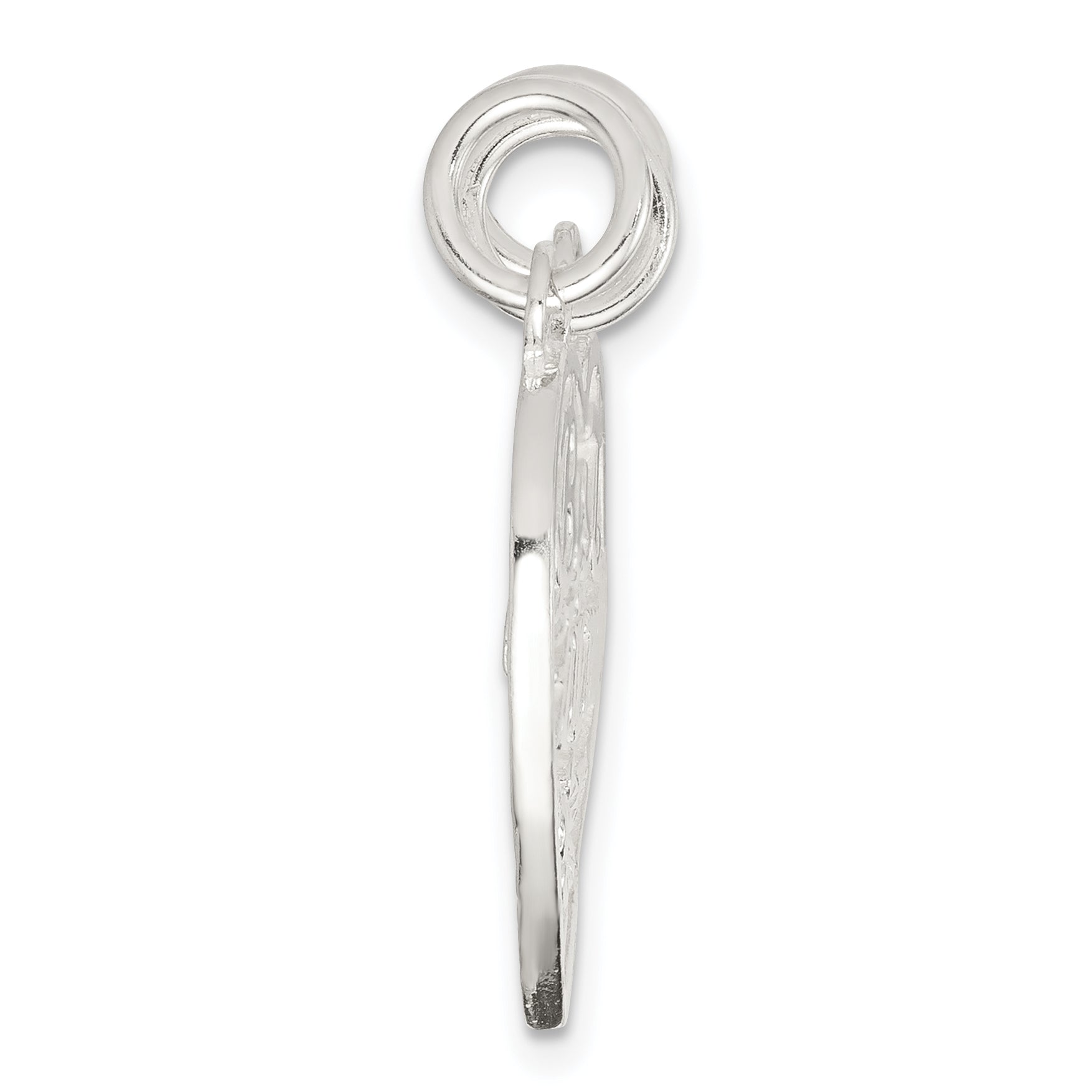 Sophia Jewelers Sterling Silver 925 Best Friends Heart Charm Set