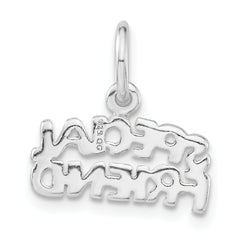 Sterling Silver 925 Polished Special Friend Unisex Charm