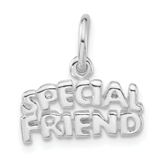Sterling Silver Polished Special Friend Charm