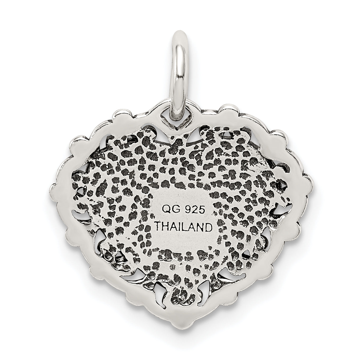 Antiqued Sterling Silver 925 Pendant for Daddy's Little Girl