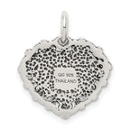 Antiqued Sterling Silver 925 Pendant for Daddy's Little Girl