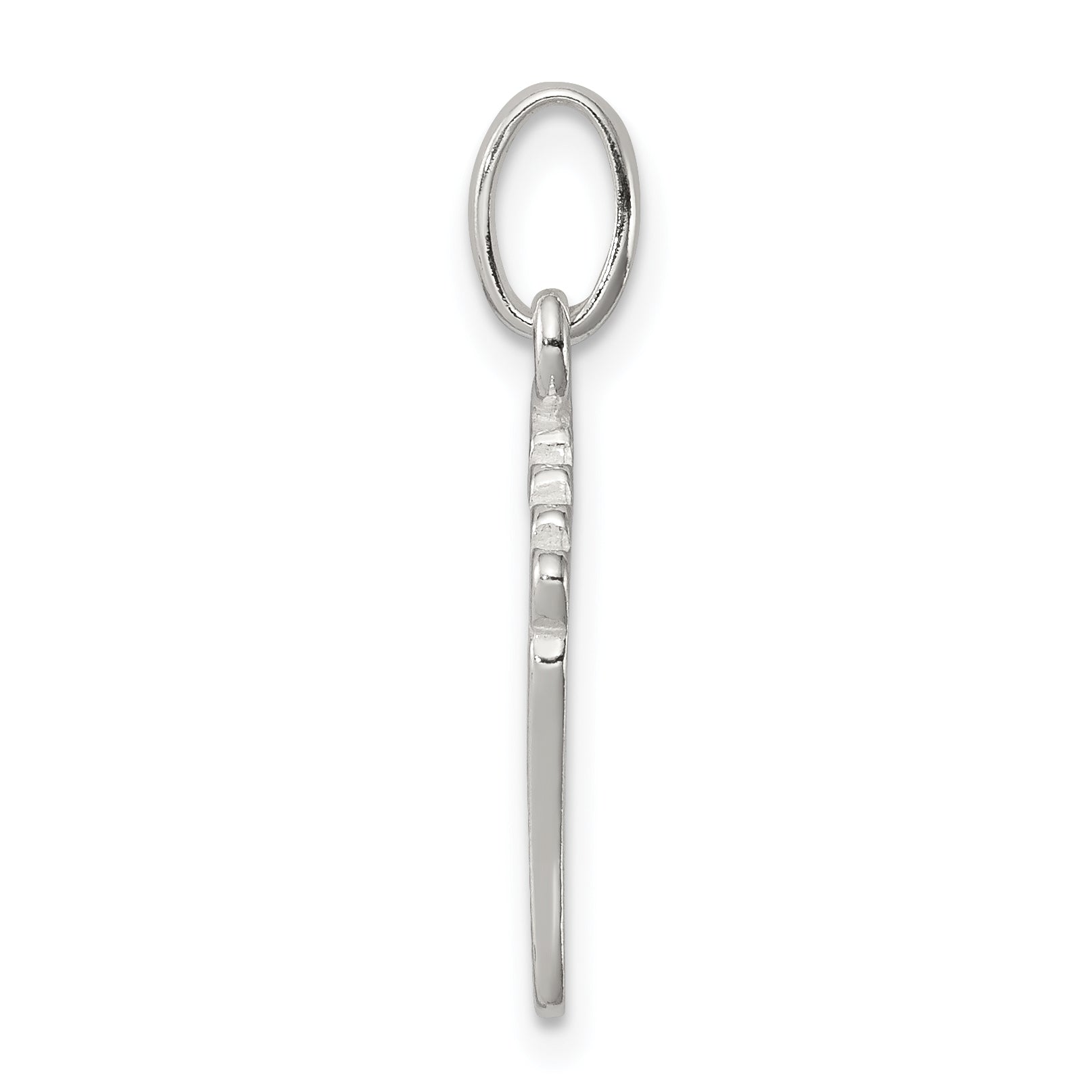 Sterling Silver 925 Foot Charm with Polished Anti-Tarnish Finish