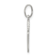 Sterling Silver 925 Foot Charm with Polished Anti-Tarnish Finish